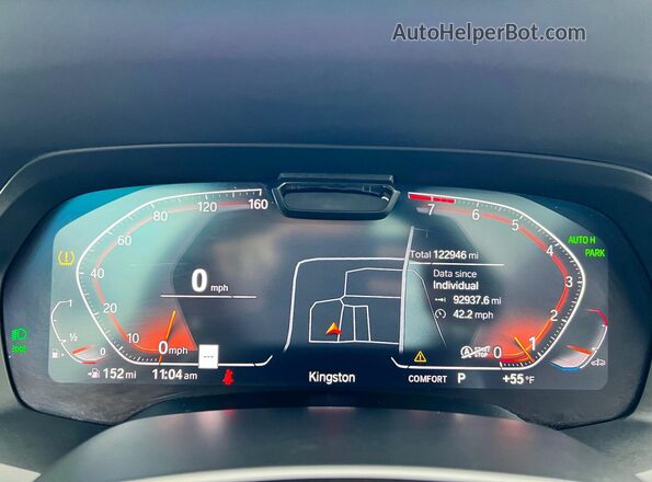 5UXCW2C04L9B20131 2020 BMW X7 Серый Вид щитка приборов