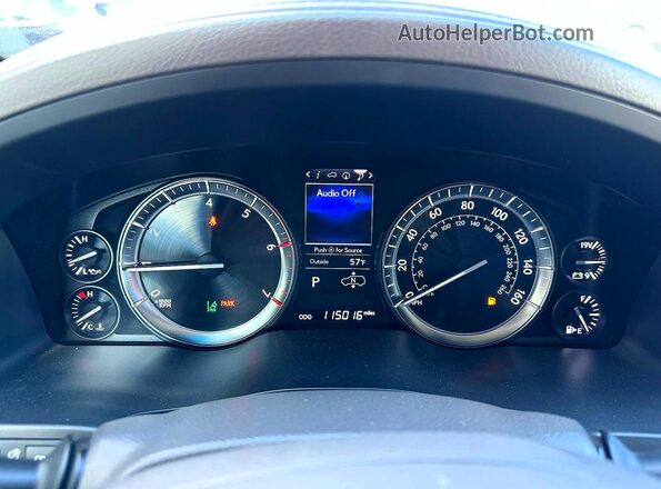 JTJHY7AX4H4226494 2017 LEXUS LX Серый Вид щитка приборов