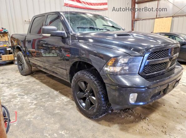 1C6RR7LMXJS354528 2018 RAM 1500 Black Widok z przodu