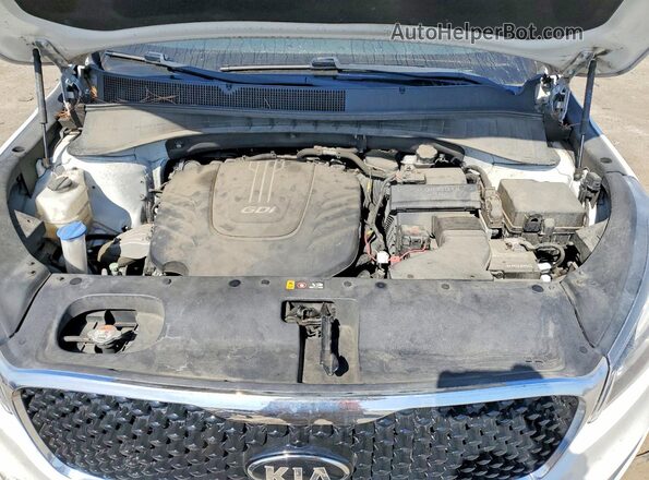 5XYPHDA53HG308939 2017 KIA SORENTO White Widok naklejki z numerem VIN