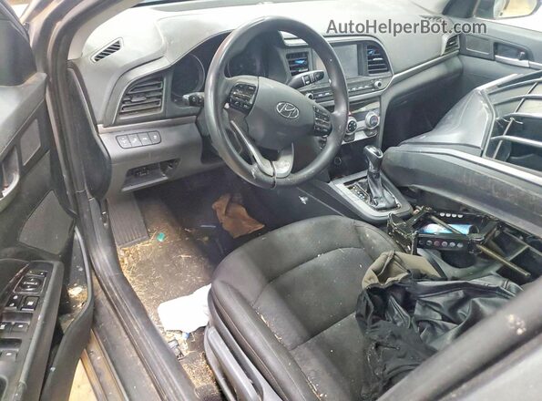 5NPD84LF0KH470777 2019 HYUNDAI ELANTRA Серый Вид щитка приборов