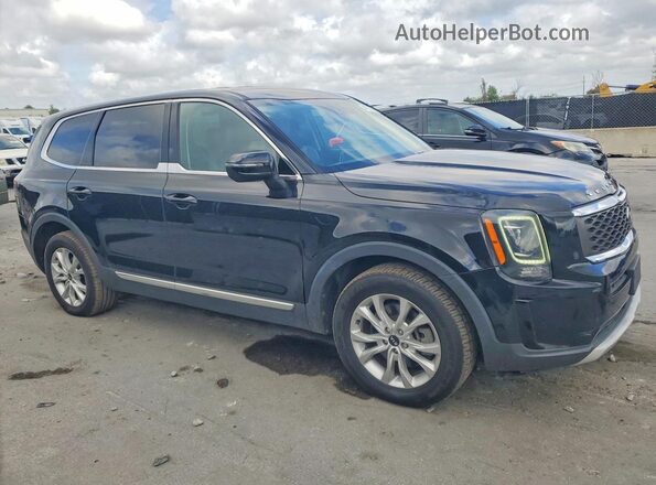 5XYP24HC3MG143877 2021 KIA TELLURIDE Black Widok z przodu