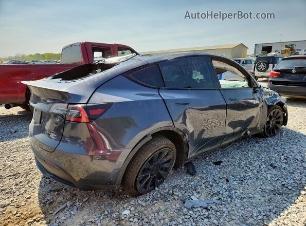 5YJYGDEE9MF077368 2021 TESLA MODEL Y Серый Передняя правая четверть