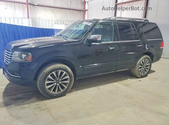 5LMJJ2HT1GEL12166 2016 LINCOLN NAVIGATOR Black Tył lewy