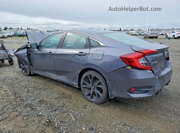 19XFC2E89LE005155 2020 HONDA CIVIC Gray Задня ліва чверть