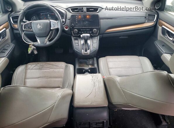 7FARW1H89HE016589 2017 HONDA CRV Серый Вид щитка приборов