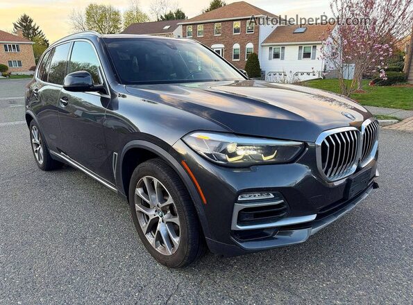 5UXCR6C52KLL26024 2019 BMW X5 Серый Задняя левая четверть