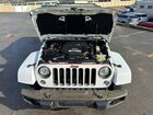 2017 Jeep Wrangler Unlimited Sahara White vin: 1C4BJWEG9HL537281