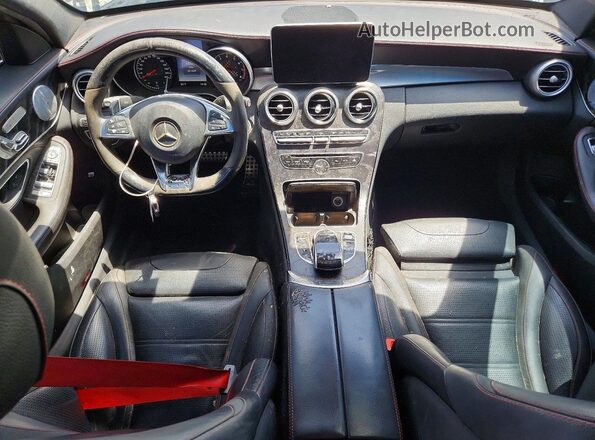 55SWF6EB0GU115553 2016 MERCEDES-BENZ C Черный Вид щитка приборов