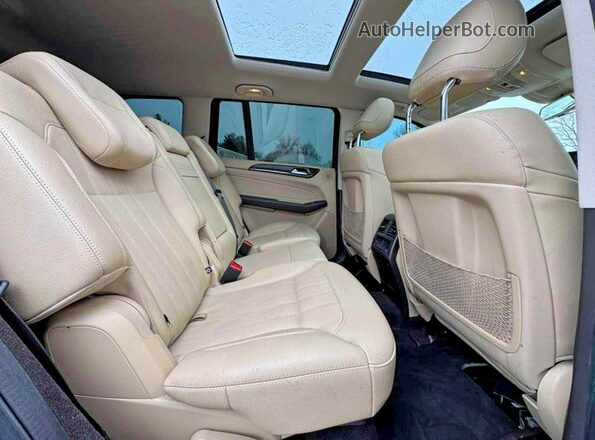 4JGDF6EE5JB124726 2018 MERCEDES-BENZ GLS Синий Вид салона спереди