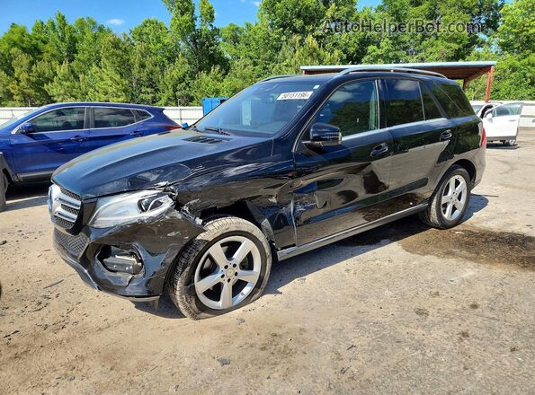 4JGDA5HB4GA756867 2016 MERCEDES-BENZ GLE Черный Передняя левая четверть