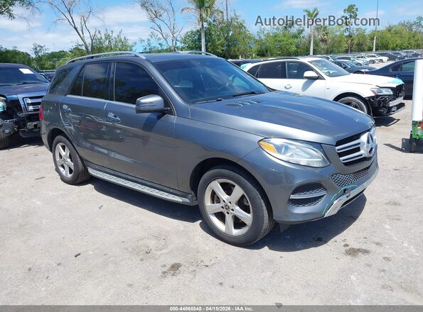 4JGDA5HB5JB024054 2018 MERCEDES-BENZ GLE 350 Gray Front right