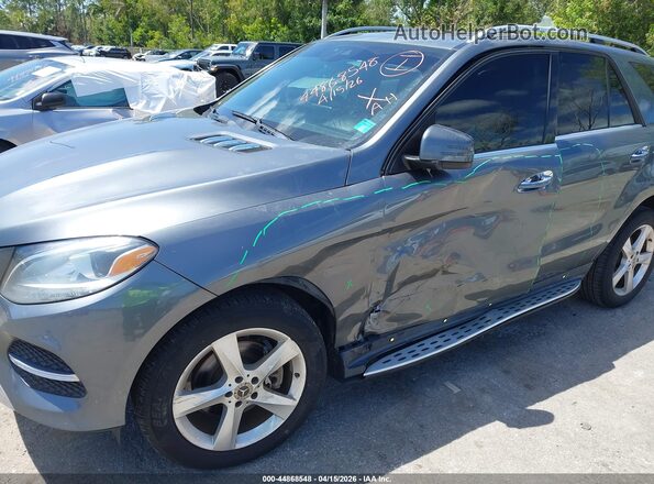 4JGDA5HB5JB024054 2018 MERCEDES-BENZ GLE 350 Gray Front view