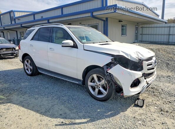 4JGDA5HB7HA968793 2017 MERCEDES-BENZ GLE Белый Передняя правая четверть
