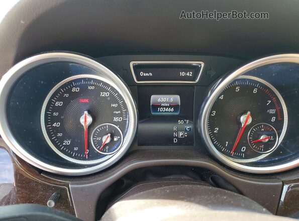 4JGDA5HB7HA968793 2017 MERCEDES-BENZ GLE Белый Вид щитка приборов