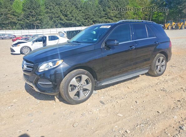 4JGDA5JB3JB061386 2018 MERCEDES-BENZ GLE Черный Передняя левая четверть