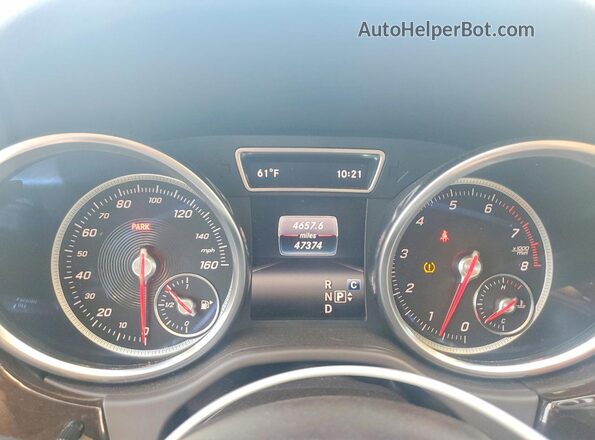 4JGDA5JB3JB061386 2018 MERCEDES-BENZ GLE Черный Вид щитка приборов