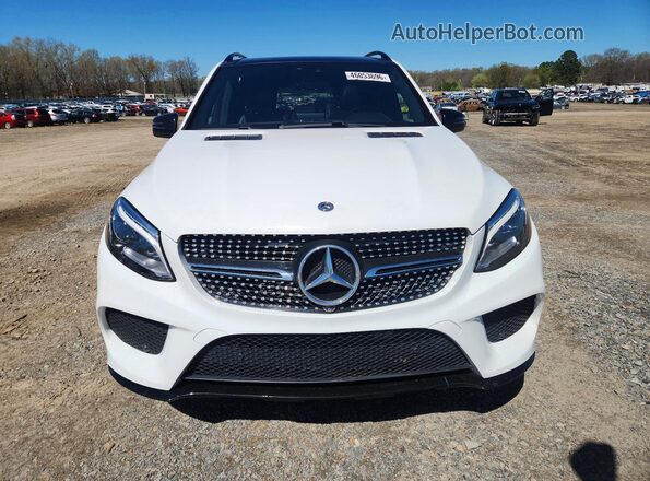 4JGDA5JB4JB140775 2018 MERCEDES-BENZ GLE White Widok z przodu
