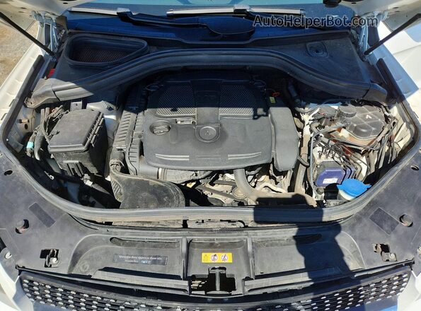 4JGDA5JB4JB140775 2018 MERCEDES-BENZ GLE White Widok komory silnika