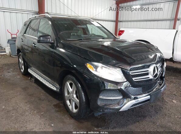 4JGDA5JB5JB164437 2018 MERCEDES-BENZ GLE 350 Черный Передняя правая четверть