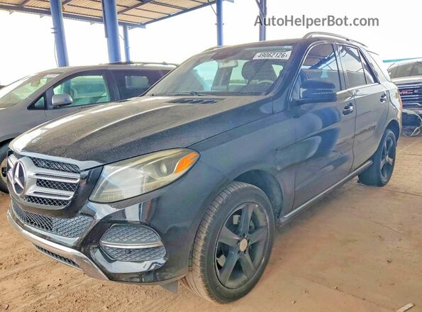 4JGDA5JB6GA681325 2016 MERCEDES-BENZ GLE Black Передня ліва чверть