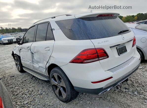 4JGDA5JB6JB041715 2018 MERCEDES-BENZ GLE Белый Задняя левая четверть