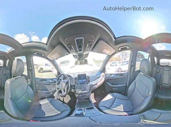 4JGDA5JB6JB041715 2018 MERCEDES-BENZ GLE Белый Панорамный вид салона 360°