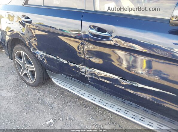 4JGDA5JB6JB170506 2018 MERCEDES-BENZ GLE 350 Dark Blue Вид спереди
