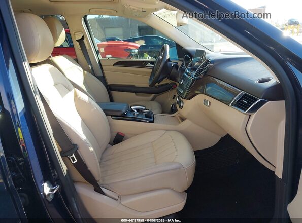 4JGDA5JB6JB170506 2018 MERCEDES-BENZ GLE 350 Dark Blue Вид салона спереди