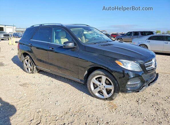 4JGDA5JB7HA903047 2017 MERCEDES-BENZ GLE Черный Передняя правая четверть