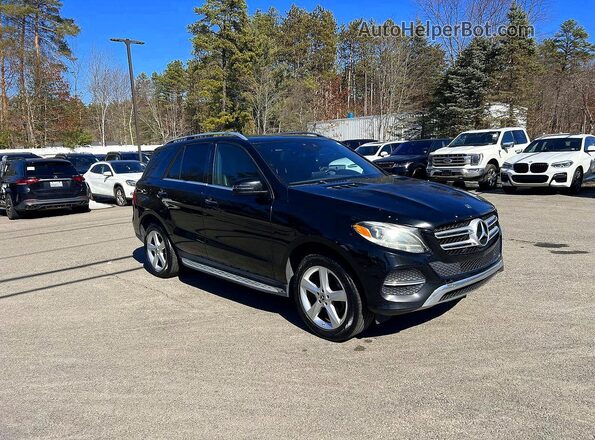 4JGDA5JB9JB137192 2018 MERCEDES-BENZ GLE Черный Задняя левая четверть