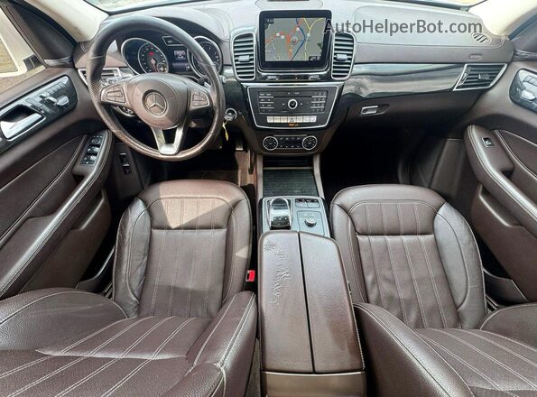 4JGDF6EE0HA758073 2017 MERCEDES-BENZ GLS White Widok zestawu wskaźników