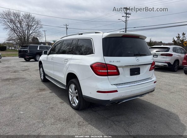 4JGDF6EE0HA758073 2017 MERCEDES-BENZ GLS 450 White Tył lewy