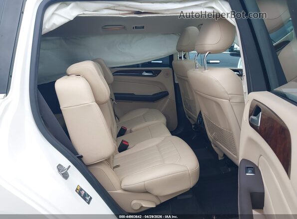 4JGDF6EE0JB072244 2018 MERCEDES-BENZ GLS 450 White Widok naklejki z numerem VIN