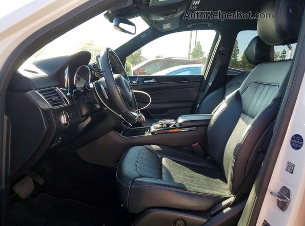 4JGDF6EE0JB176099 2018 MERCEDES-BENZ GLS White Widok wnętrza z przodu