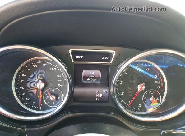 4JGDF6EE0JB176099 2018 MERCEDES-BENZ GLS White Widok zestawu wskaźników