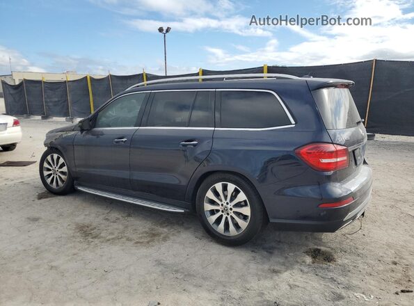 4JGDF6EE0KB238067 2019 MERCEDES-BENZ GLS Синий Задняя левая четверть