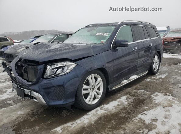4JGDF6EE1JB049944 2018 MERCEDES-BENZ GLS Черный Передняя левая четверть