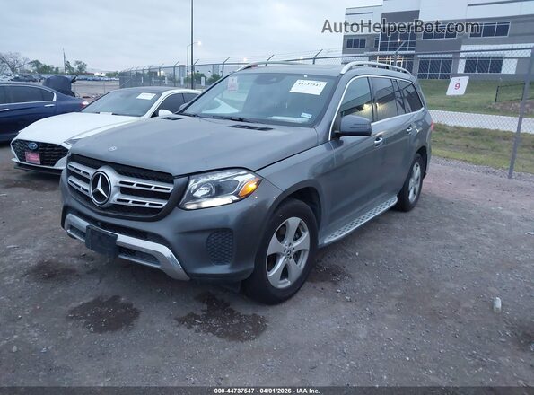 4JGDF6EE1JB112444 2018 MERCEDES-BENZ GLS 450 Gray წინა მარცხენა ხედი სამი მეოთხედიდან