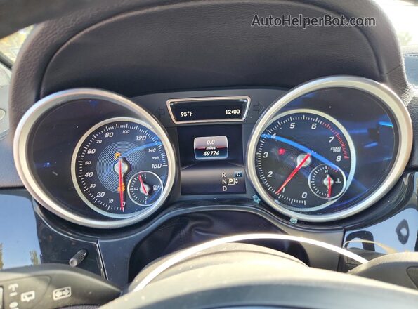 4JGDF6EE1KB233508 2019 MERCEDES-BENZ GLS Gray Widok zestawu wskaźników
