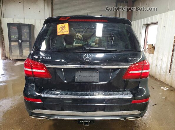 4JGDF6EE2JB068454 2018 MERCEDES-BENZ GLS Black Widok z tyłu