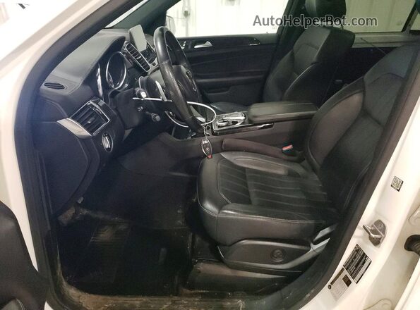 4JGDF6EE2JB156274 2018 MERCEDES-BENZ GLS White Widok wnętrza z przodu