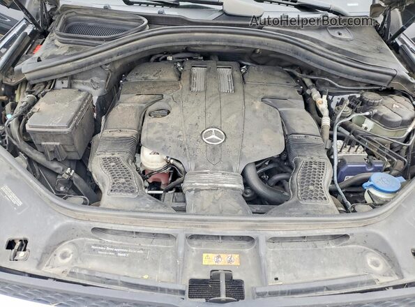 4JGDF6EE2KB219844 2019 MERCEDES-BENZ GLS Black Widok komory silnika