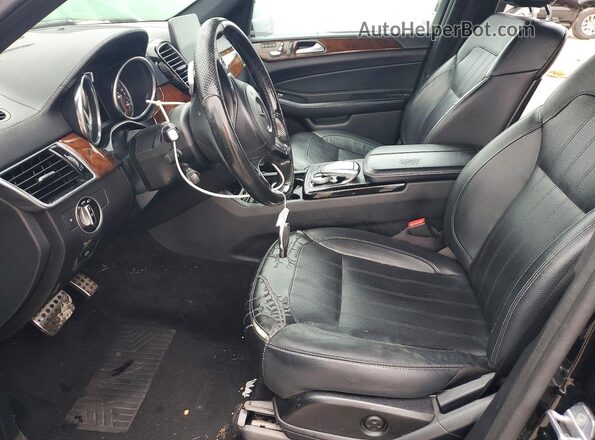 4JGDF6EE2KB219844 2019 MERCEDES-BENZ GLS Black Widok wnętrza z przodu