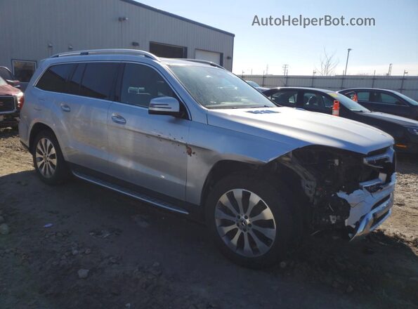 4JGDF6EE3KB212496 2019 MERCEDES-BENZ GLS Silver Przód prawy