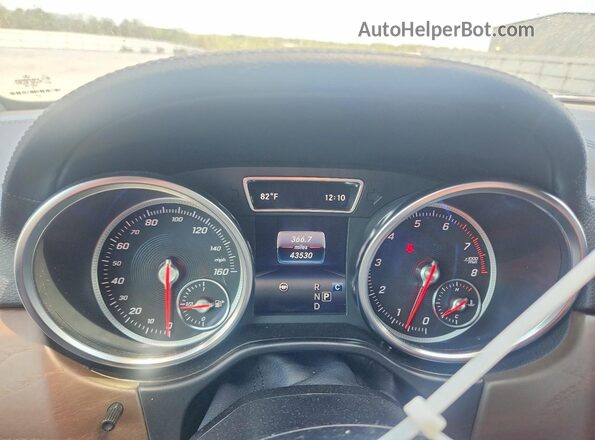 4JGDF6EE3KB235289 2019 MERCEDES-BENZ GLS Gray Instrument cluster view