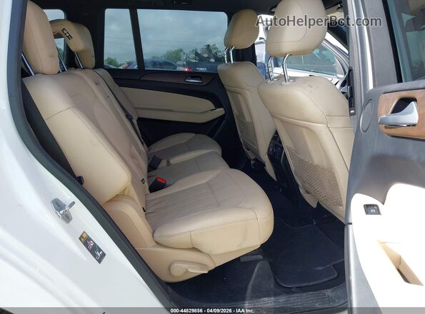 4JGDF6EE4HA883075 2017 MERCEDES-BENZ GLS 450 White Widok naklejki z numerem VIN