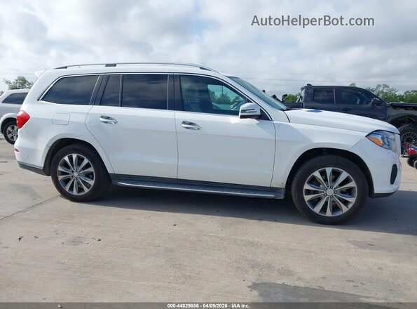 4JGDF6EE4HA883075 2017 MERCEDES-BENZ GLS 450 White Widok wnętrza z tyłu