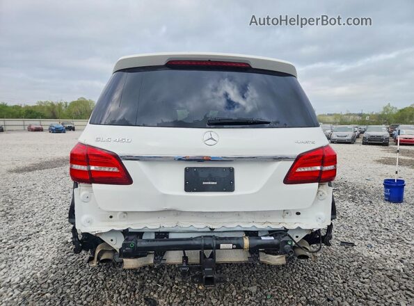 4JGDF6EE4JB022737 2018 MERCEDES-BENZ GLS White Вид ззаду