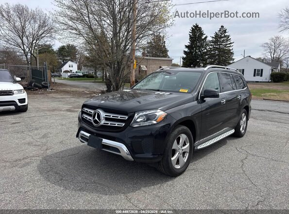 4JGDF6EE5HA752284 2017 MERCEDES-BENZ GLS 450 Black Передня ліва чверть